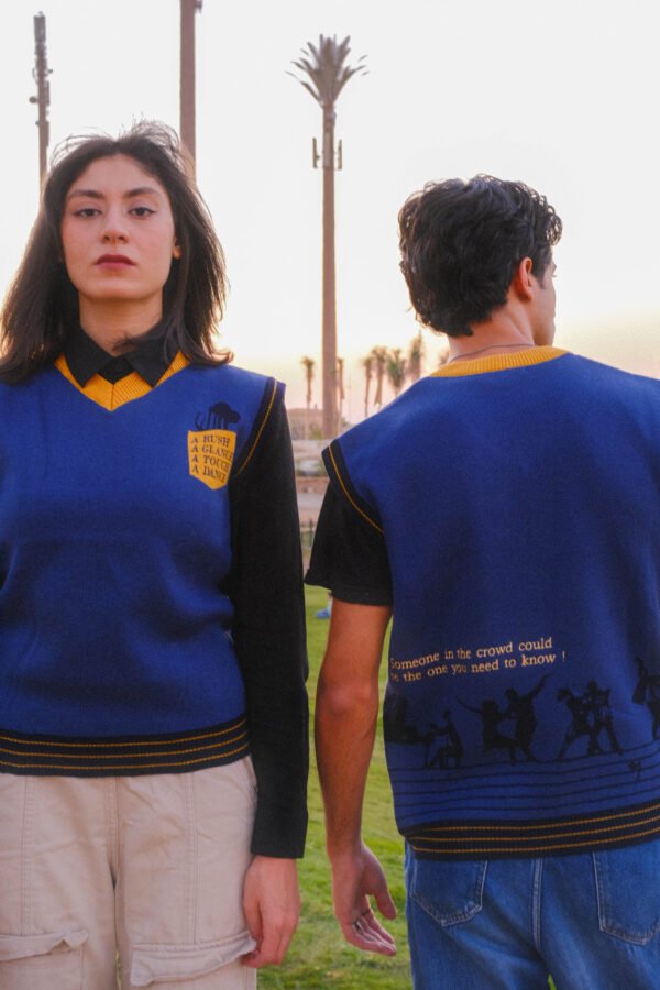 Mia & Sebastian's Jacquard Knitted Vest