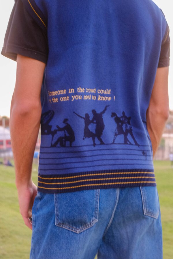 Mia & Sebastian's Jacquard Knitted Vest