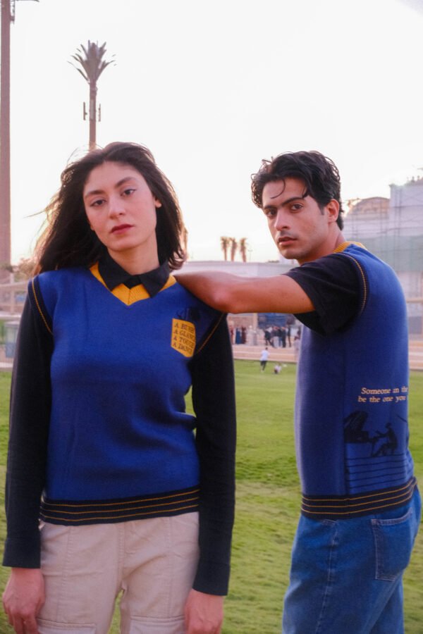 Mia & Sebastian's Jacquard Knitted Vest