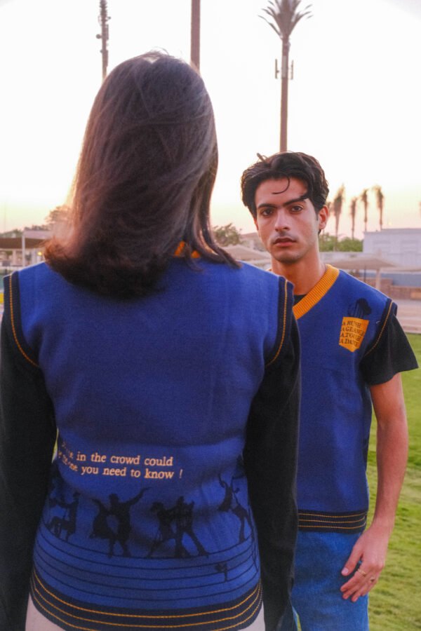 Mia & Sebastian's Jacquard Knitted Vest